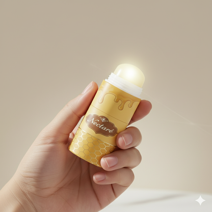 Portable anti-ageing serum stick for quick, easy application