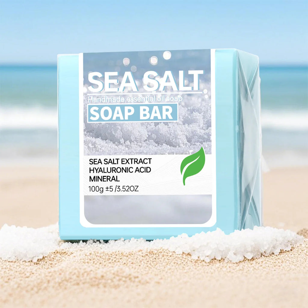 Sea Salt Soap Hyaluronic Acid Hydrating Bar For Dry Skin