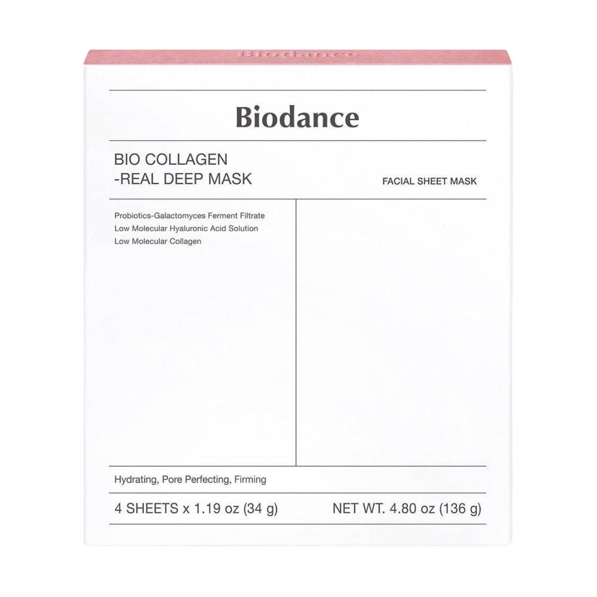 Biodance Bio Collagen Real Deep Mask 4 x 34g