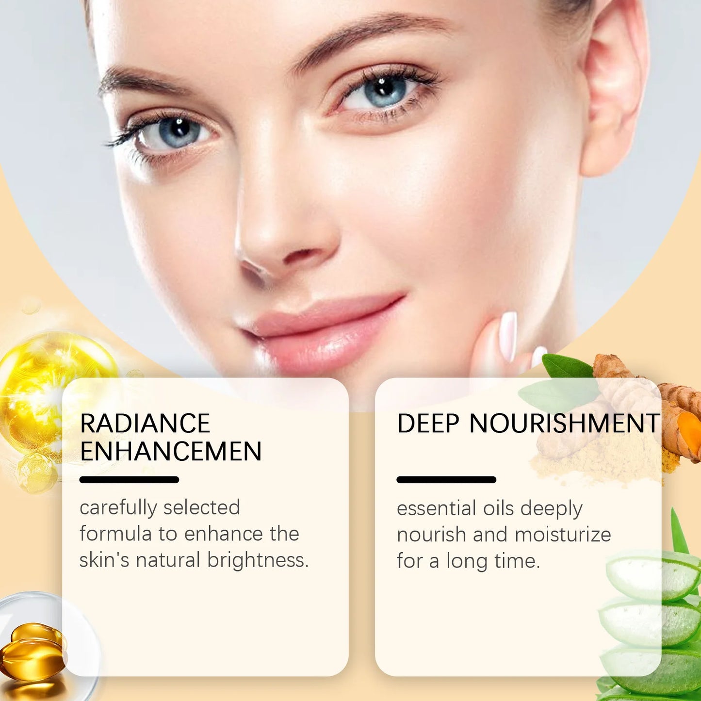 Turmeric Facial Oil and Deep Cleansing Soap for Firm, Even Skin Tone