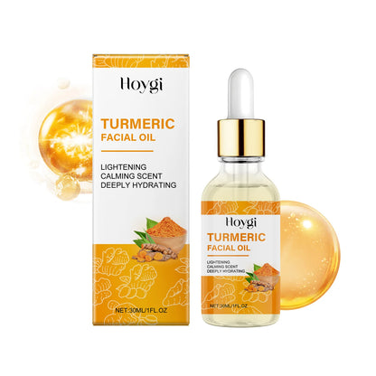 Turmeric Facial Oil and Deep Cleansing Soap for Firm, Even Skin Tone
