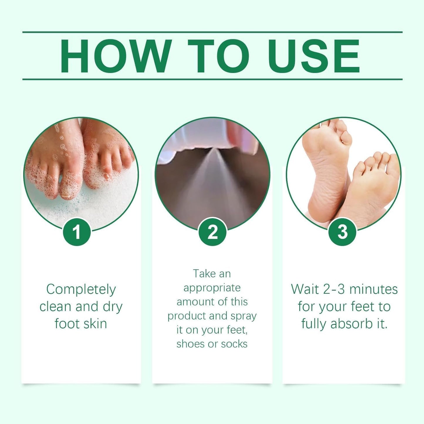 2PCS Foot Sanitizer Spray with Tea Tree Oil,Clear Foot Sanitizer Sprays,Tea Tree Oil Feet Spray, Foot & Shoe Freshness,Quick-Drying & Travel-Friendly,100 ml/3.5 oz