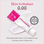Cream texture of an arbutin brightening skincare product