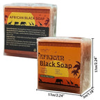 African Black Soap With Organic Shea Butter For Acne Prone Skin 100g