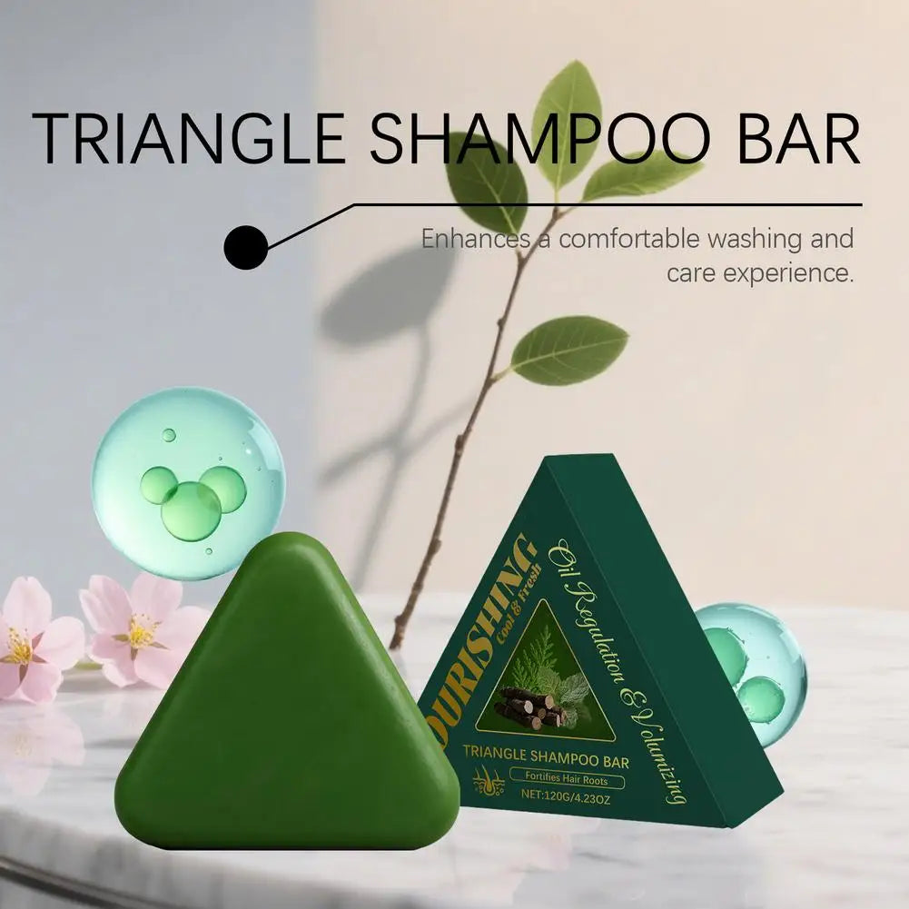 Herbal Shampoo Bar Platycladus Extract For Oily Scalp 128g