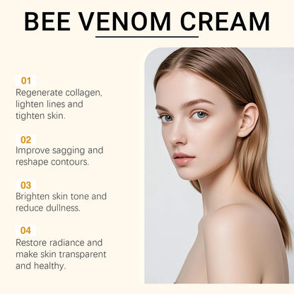 Bee Venom Repair Cream for Redness Relief and Deep Moisturizing