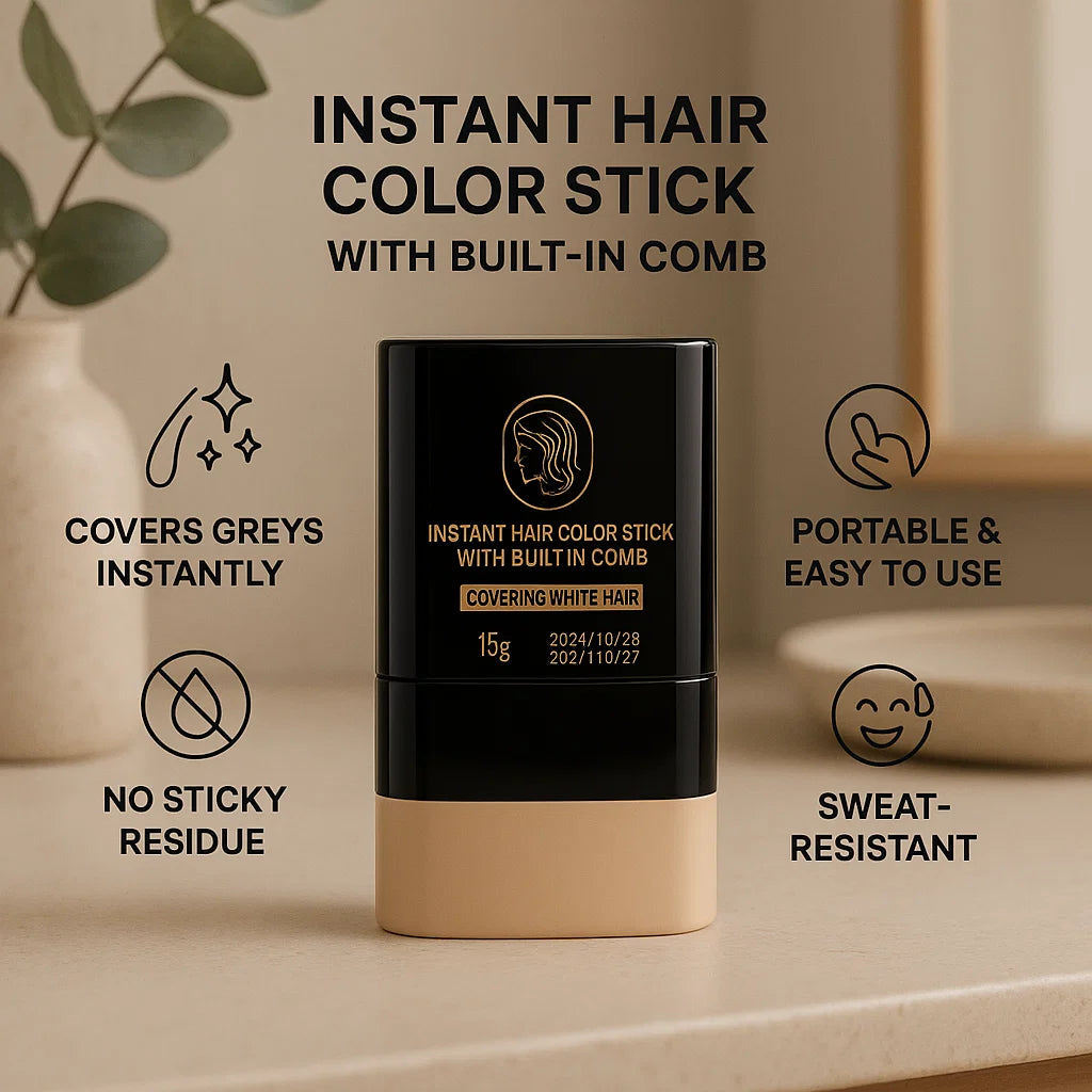 Root Touch Up Stick Built In Comb For Grey Roots Chestnut Brown 15G