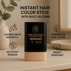 Root Touch Up Stick Built In Comb For Grey Roots Chestnut Brown 15G