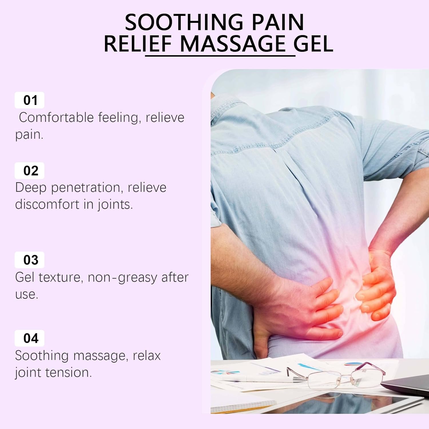 Instant Soothing Pain Relief Gel