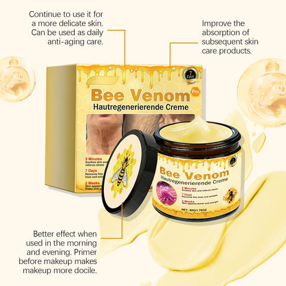 Bee Venom Repair Cream for Redness Relief and Deep Moisturizing