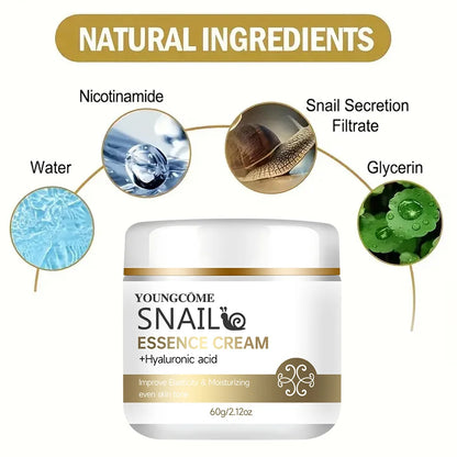 Hydrating Snail Essence Retinol Cream for Firming and Brightening Skin