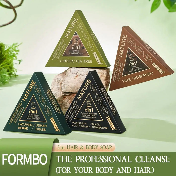 Herbal Shampoo Bar Platycladus Extract For Oily Scalp 128g