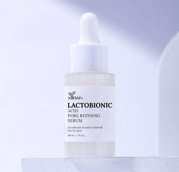 Lactobionic Acid Pore Shrink Face Serum Hyaluronic Acid Antiaging Moisturizing Skin Care Serum