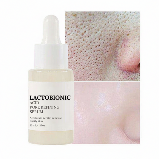 Lactobionic Acid Pore Shrink Face Serum Hyaluronic Acid Antiaging Moisturizing Skin Care Serum