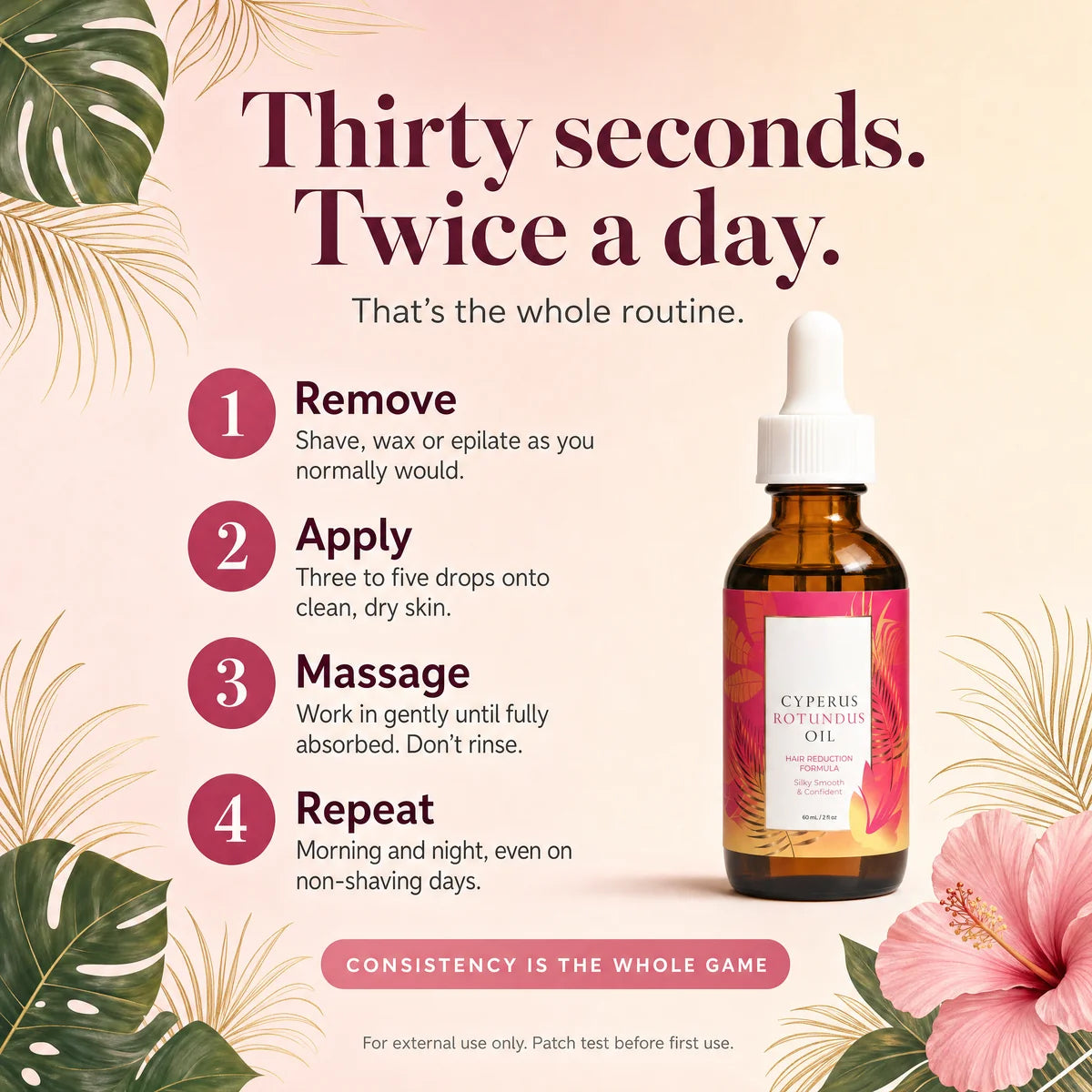 Cyperus Rotundus Oil For Smooth-Looking Skin