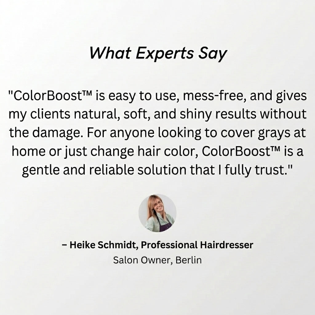 Hair Colour Shampoo product shot with clean packaging view
