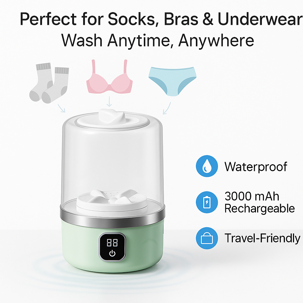 Portable Mini Washing Machine for Travel