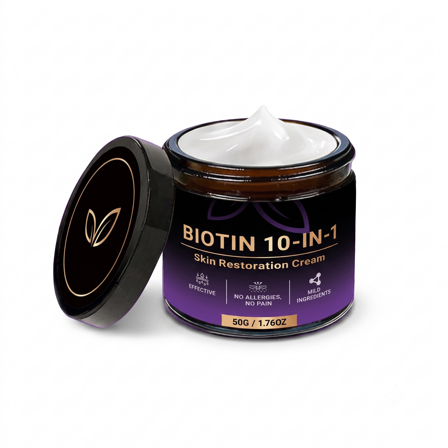 Biotin Skin Restoration Cream for Dry Dull Skin