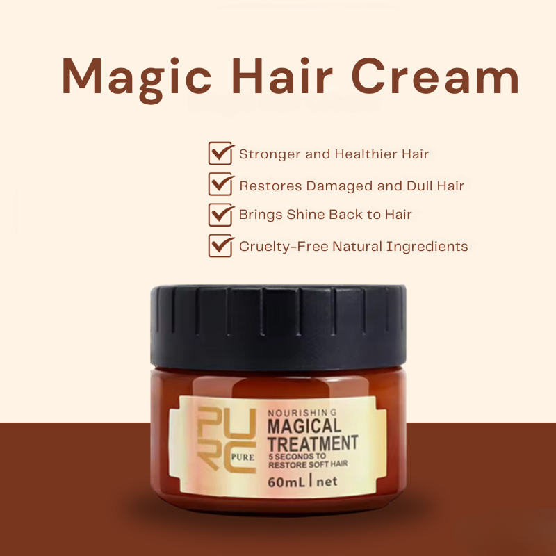 Hair repair cream tube displayed clearly for anti-frizz daily hair care