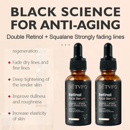 Retinol Face Serum Anti-Aging Firming Moisturizing Korean Anti Aging Facial Retinol Skin Care Serum