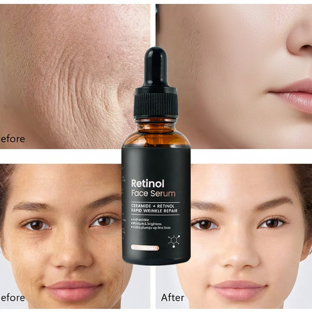 Retinol Face Serum Anti-Aging Firming Moisturizing Korean Anti Aging Facial Retinol Skin Care Serum