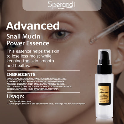 Pure Snail Mucin Moisturizing Essential Hyaluronic Acne Dark Spot Whitening Facial Wrinkle Anti Aging Snail Face Skin Care Serum