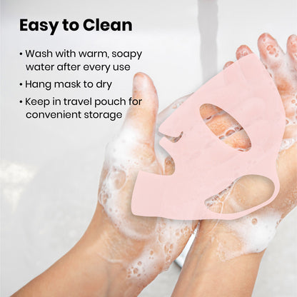 3D Silicone Reusable Facial Mask