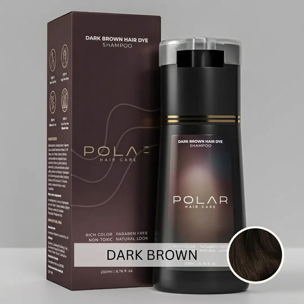 Hair Colour Shampoo shown as an easy home hair care solution