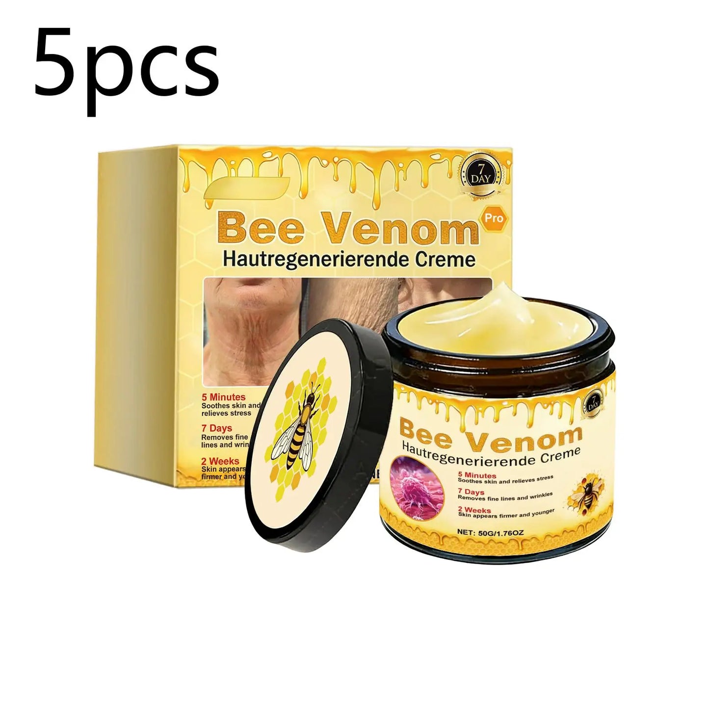 Bee Venom Repair Cream for Redness Relief and Deep Moisturizing