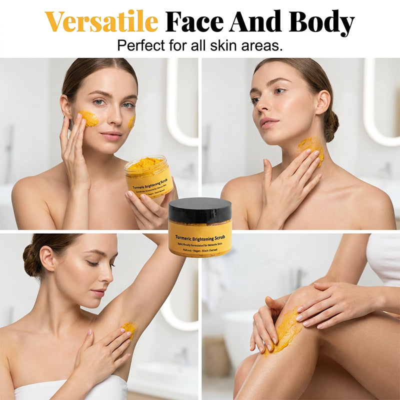 Sea Salt Body Scrub With Turmeric And Jojoba Oil