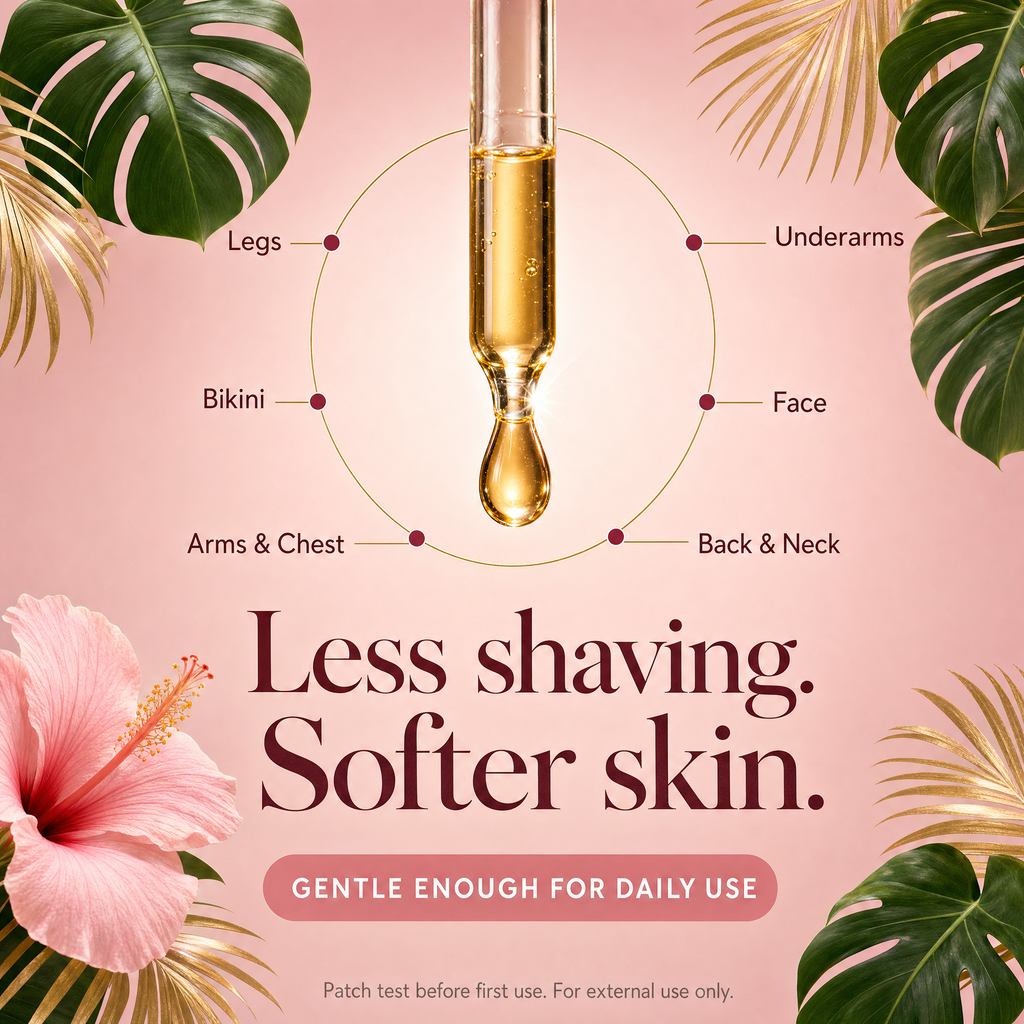 Skincare oil product featuring Cyperus Rotundus Oil