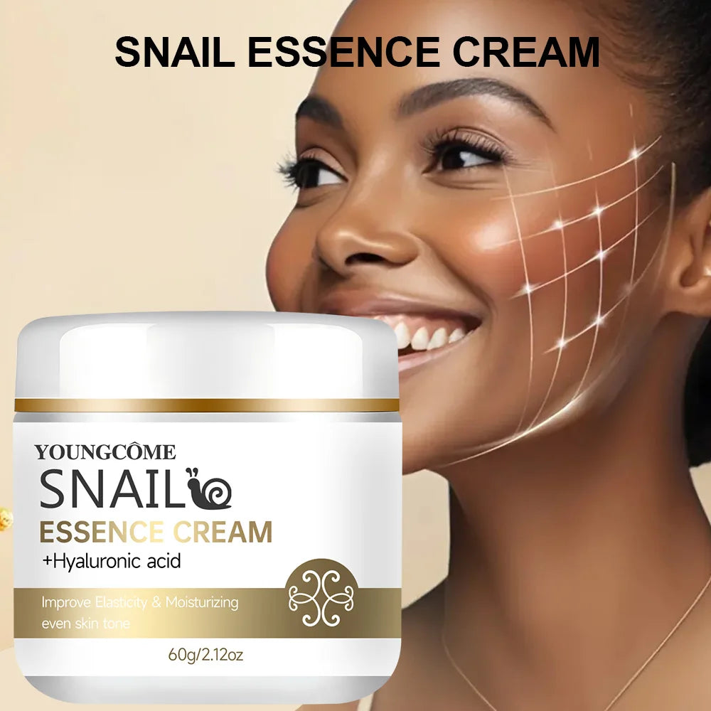 Hydrating Snail Essence Retinol Cream for Firming and Brightening Skin