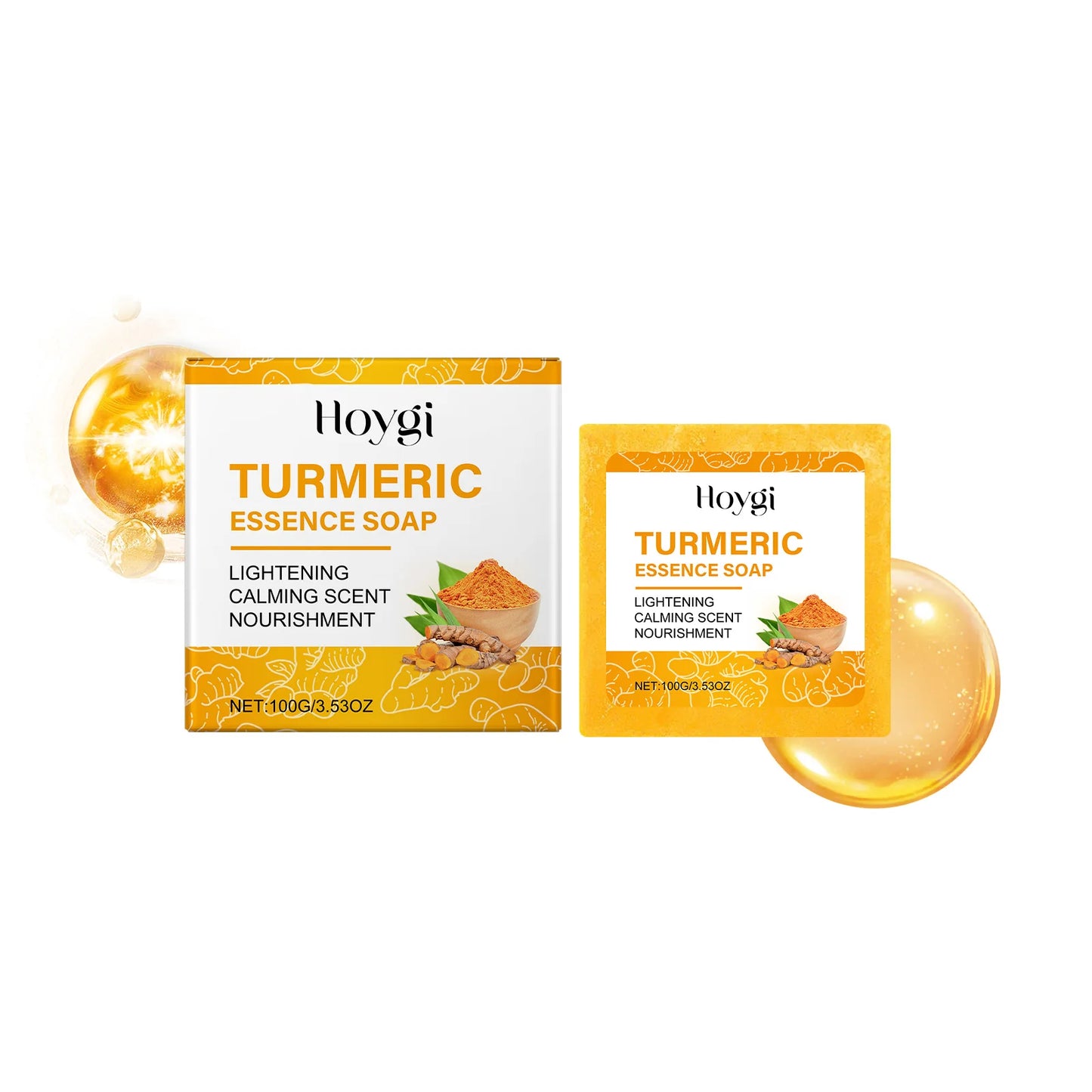Turmeric Facial Oil and Deep Cleansing Soap for Firm, Even Skin Tone