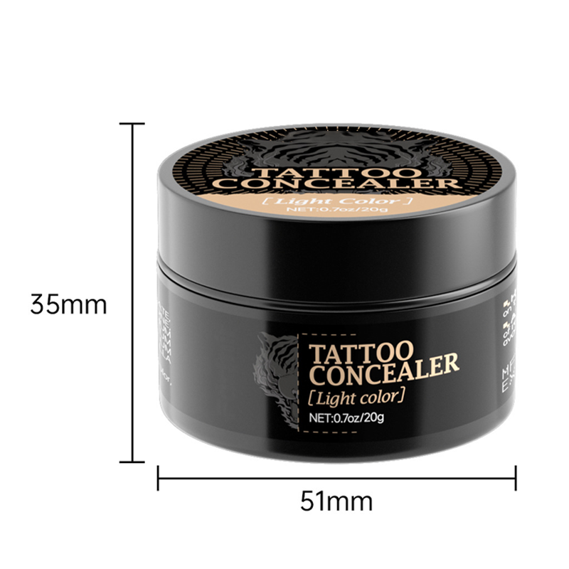 Waterproof concealer cream presented for scar and blemish cover