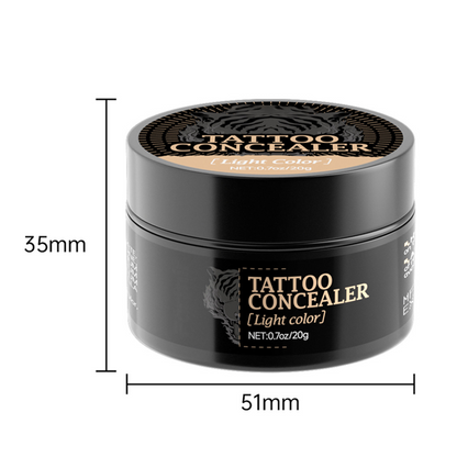 Waterproof concealer cream presented for scar and blemish cover